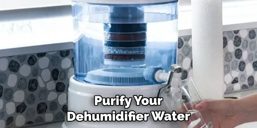 Purify Your Dehumidifier Water