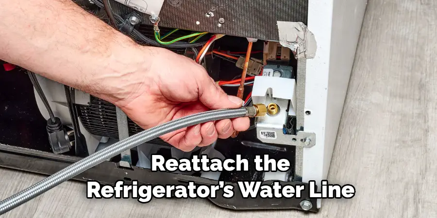 Reattach the Refrigerator’s Water Line