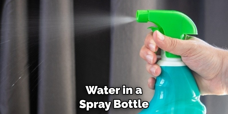 Water in a Spray Bottle