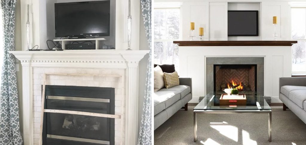 How to Hide Tv Over Fireplace