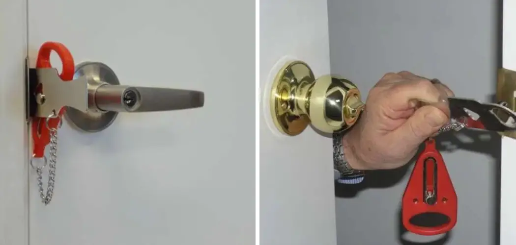 How to Put a Lock on a Door Without Drilling