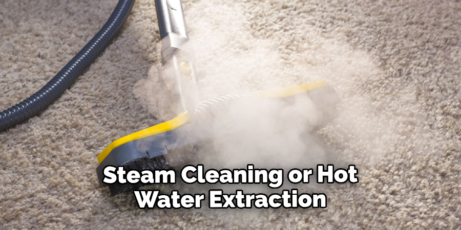 Steam Cleaning or Hot Water Extraction