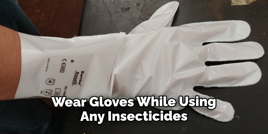 Wear Gloves While Using Any Insecticides