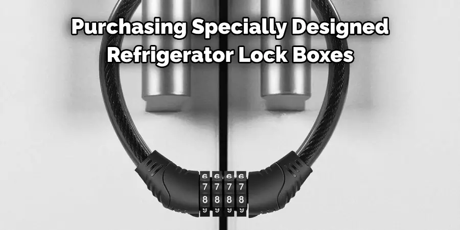 Purchasing Specially Designed
Refrigerator Lock Boxes