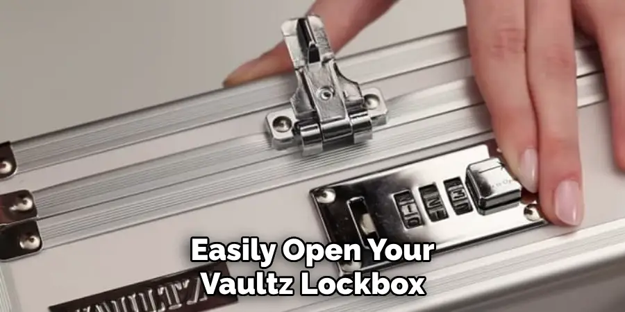 Easily Open Your Vaultz Lockbox