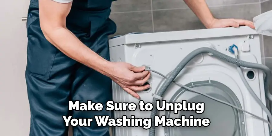 Make Sure to Unplug Your Washing Machine