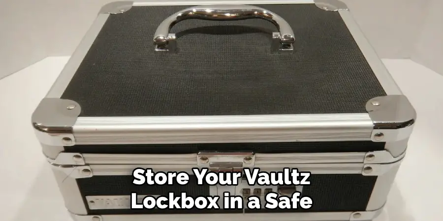 Store Your Vaultz Lockbox in a Safe