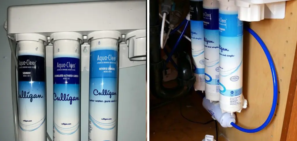How to Replace Culligan Reverse Osmosis Filters