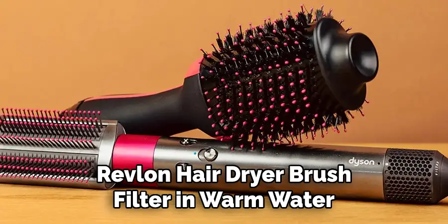 Revlon Hair Dryer Brush Filter in Warm Water