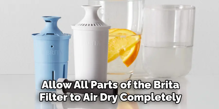 Allow All Parts of the Brita Filter to Air Dry Completely