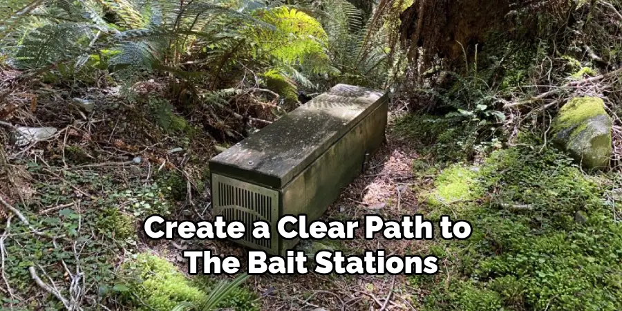 Create a Clear Path to the Bait Stations