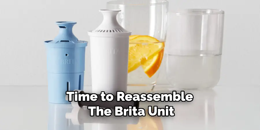 Time to Reassemble the Brita Unit