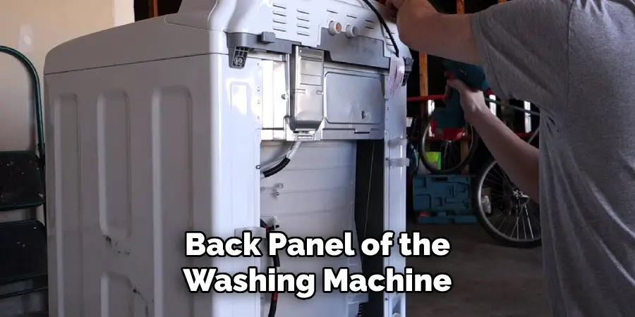  Back Panel of the Washing Machine
