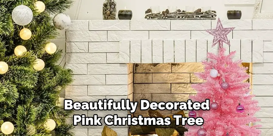 Beautifully Decorated Pink Christmas Tree