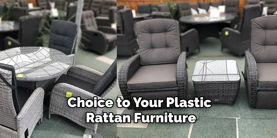 Choice to Your Plastic Rattan Furniture