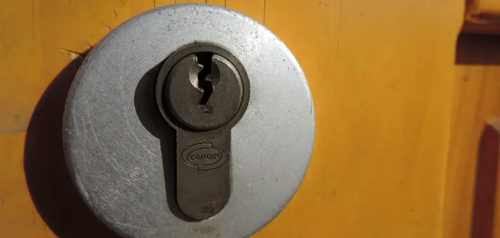 How to Fix Door Lock Stuck