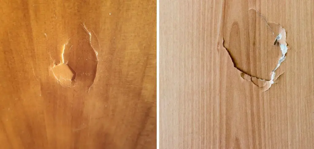 How to Fix a Dented Wooden Door