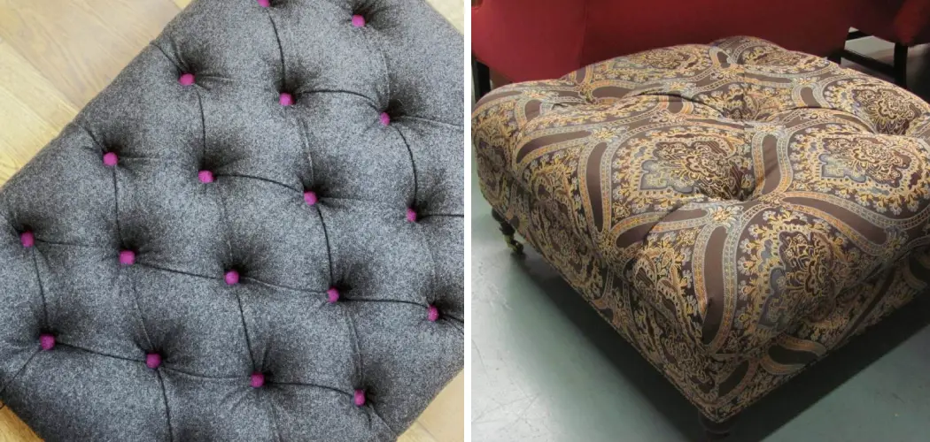 How to Recover a Footstool with Buttons