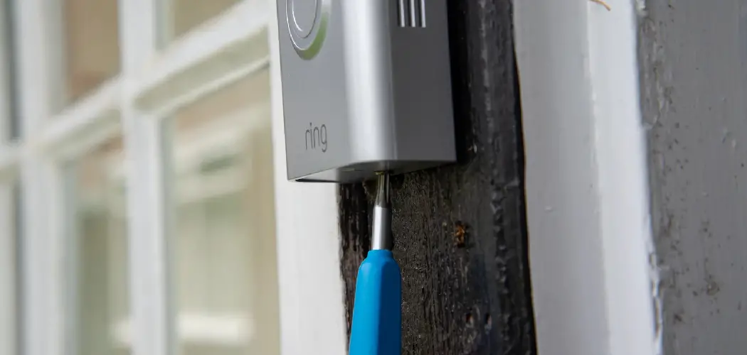 How to Remove a Doorbell that Has No Screws