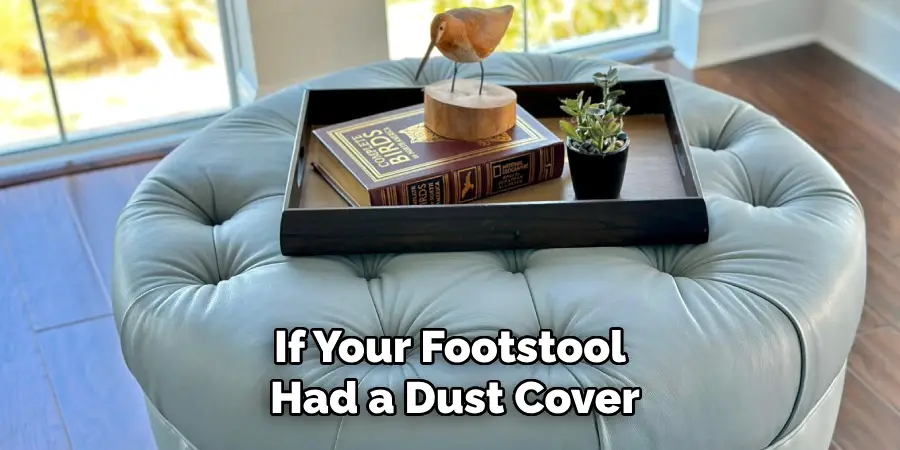 If Your Footstool Had a Dust Cover