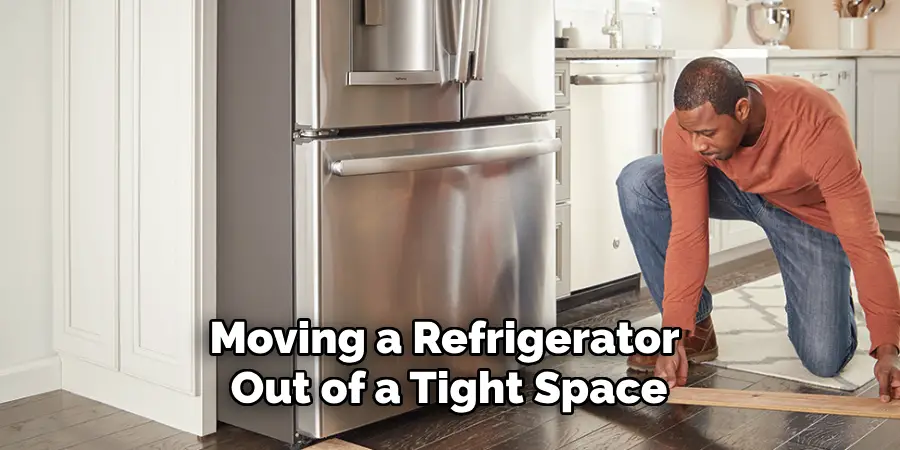 Moving a Refrigerator Out of a Tight Space