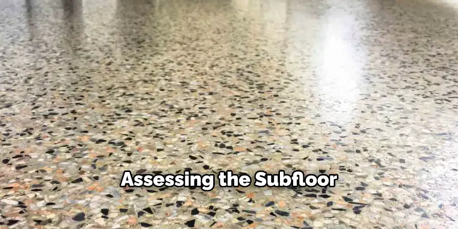 Assessing the Subfloor