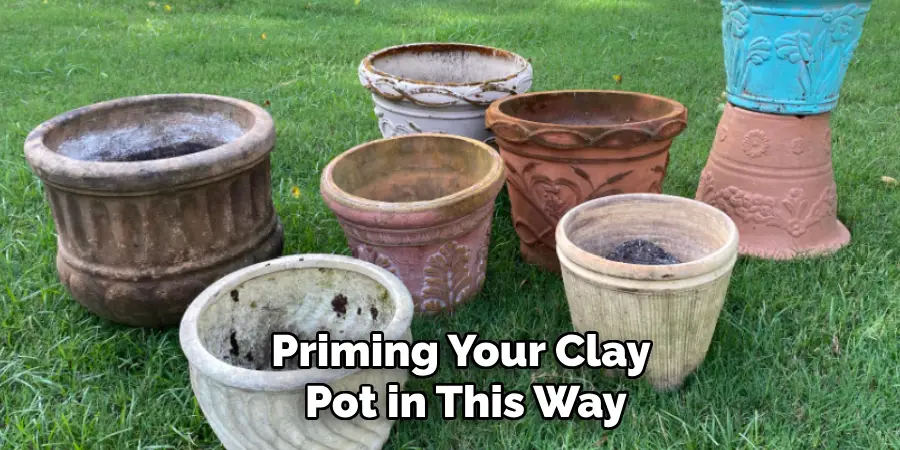 Priming Your Clay Pot in This Way