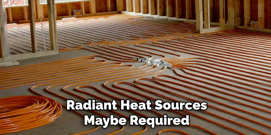 Radiant Heat Sources
Maybe Required