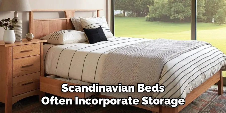 Scandinavian Beds Often Incorporate Storage 