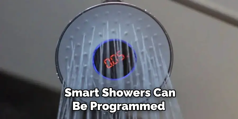 Smart Showers Can
Be Programmed 

