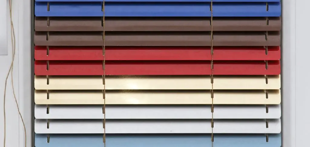 how to choose blinds color