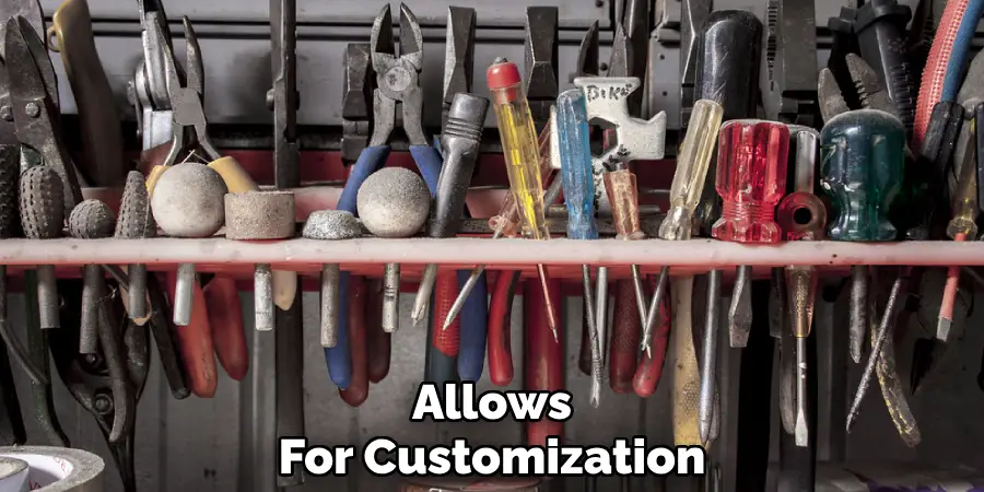 Allows
For Customization