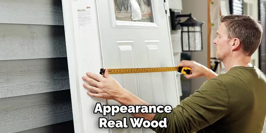 Appearance
Real Wood