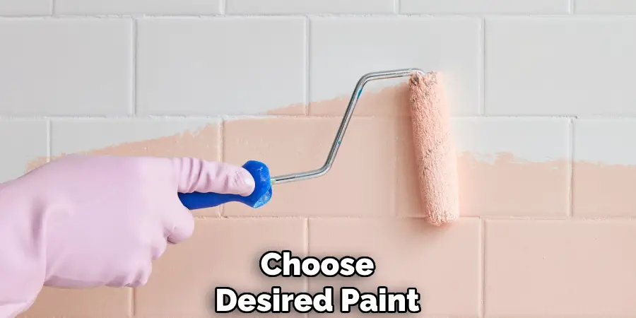 choose desired paint