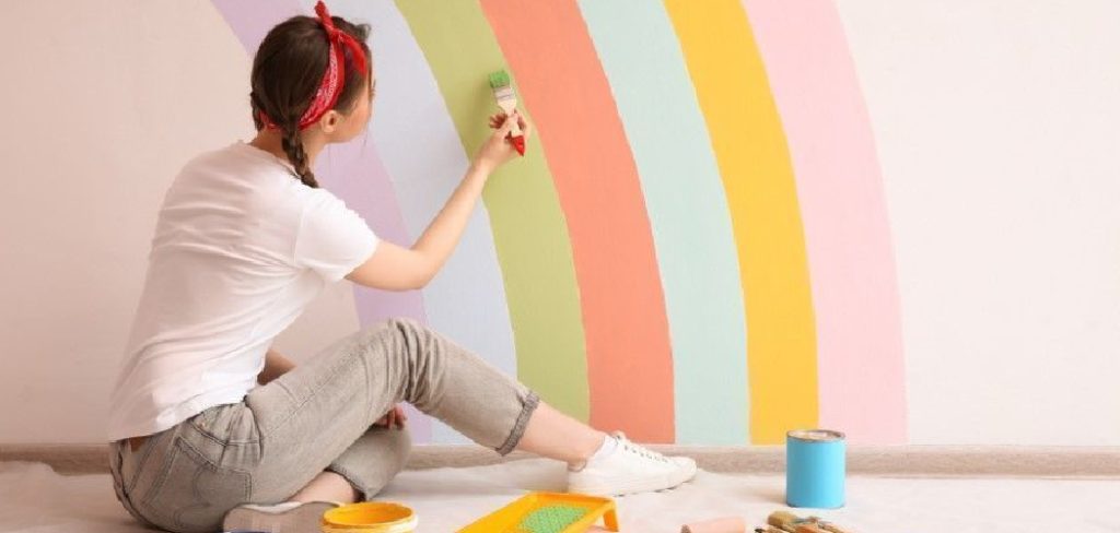 How to Paint Rainbow on Wall