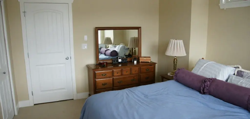 How to Cover Gap between Dresser and Wall