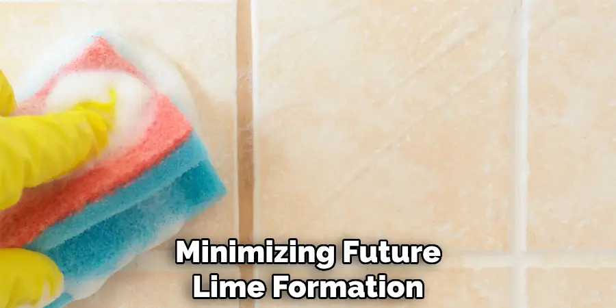 minimizing future lime formation