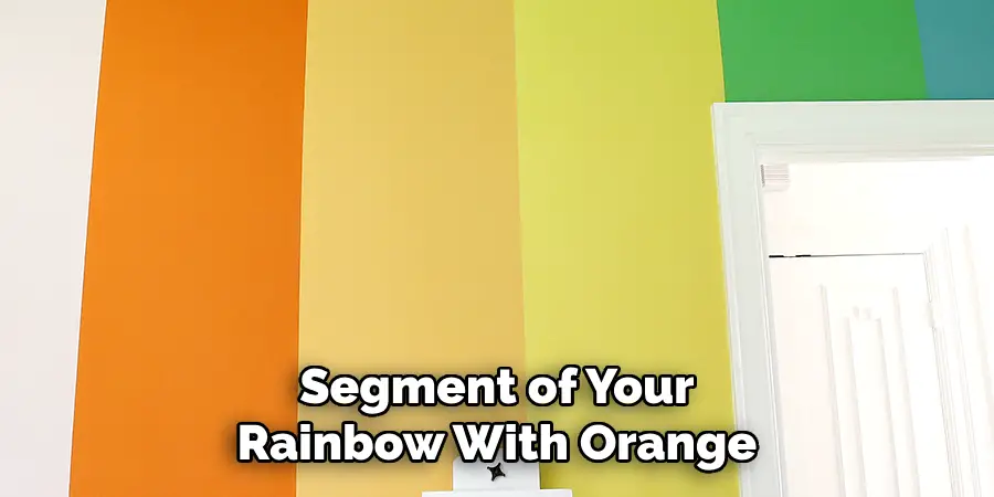 Segment of Your Rainbow With Orange