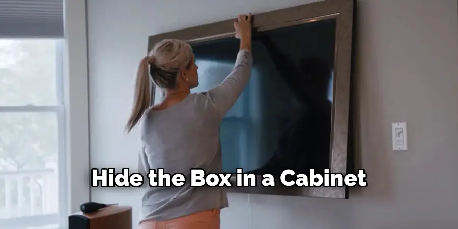 Hide the Box in a Cabinet