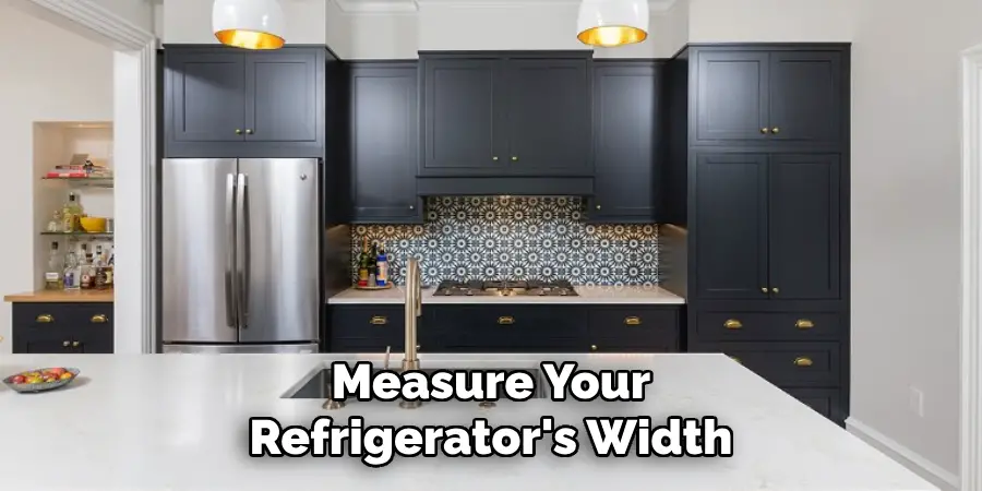 Measure Your Refrigerator's Width