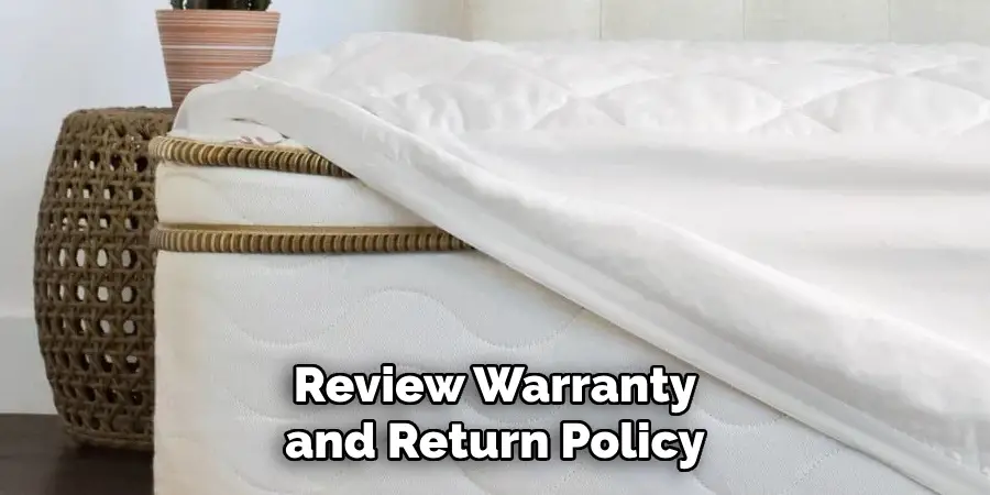 Review Warranty and Return Policy