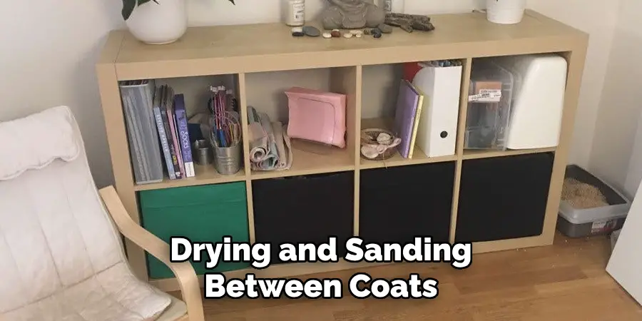 Drying and Sanding Between Coats
