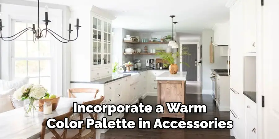 Incorporate a Warm Color Palette in Accessories
