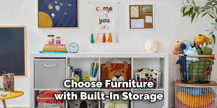 Choose Furniture with Built-In Storage