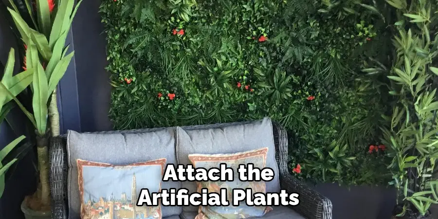 Attach the Artificial Plants