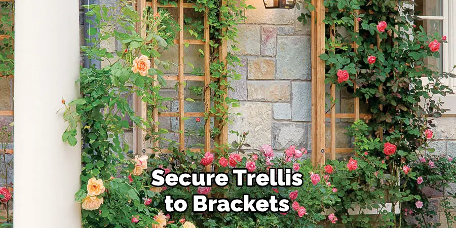 Secure Trellis to Brackets