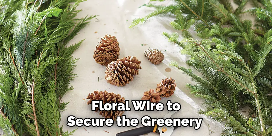 Floral Wire to Secure the Greenery
