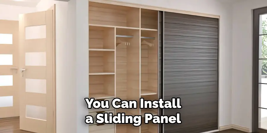 You Can Install a Sliding Panel