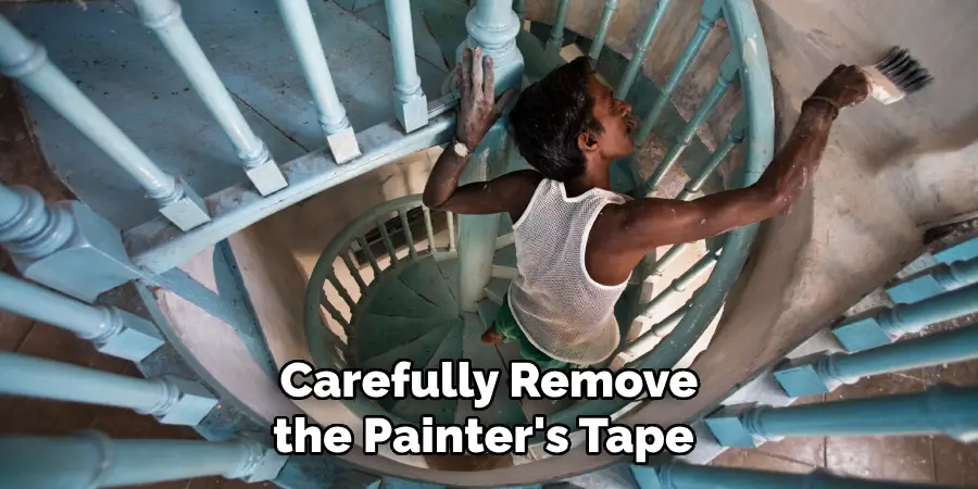 Carefully Remove the Painter's Tape