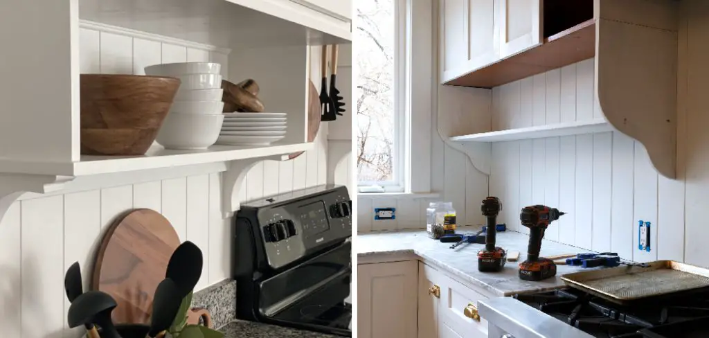 How to Add Shelves Under Kitchen Cabinets